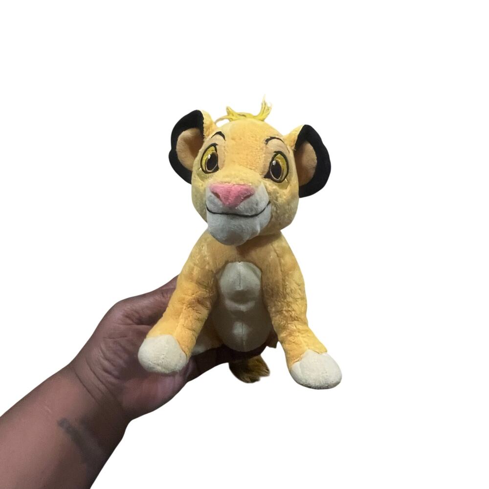 Disney Young Simba Lion Plush Stuffed‎ Animal Toy 7”